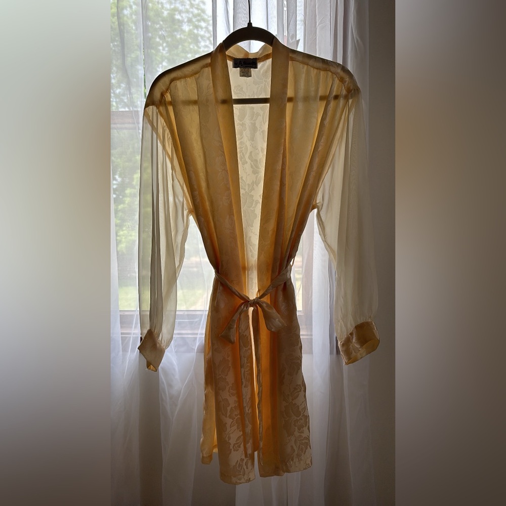 vintage elegant gold robe